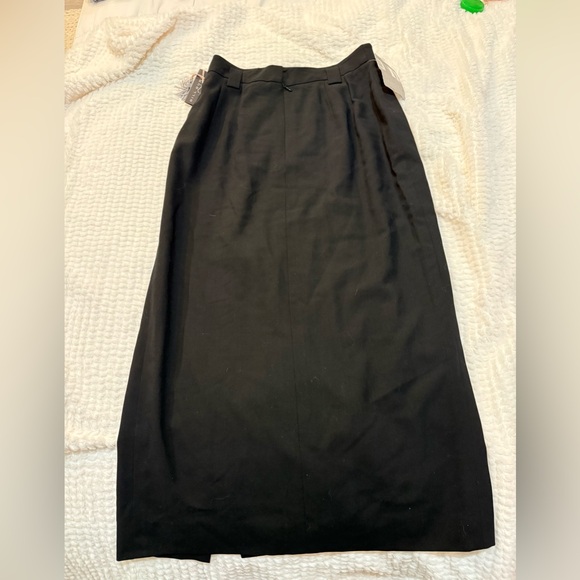 Bill Burns for Nordstrom Vintage Black Maxi Skirt Size 8 NWT - Picture 2 of 8